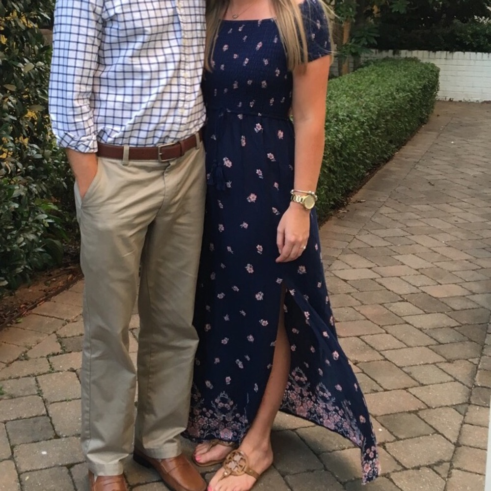 Navy Blue Maxi Dress